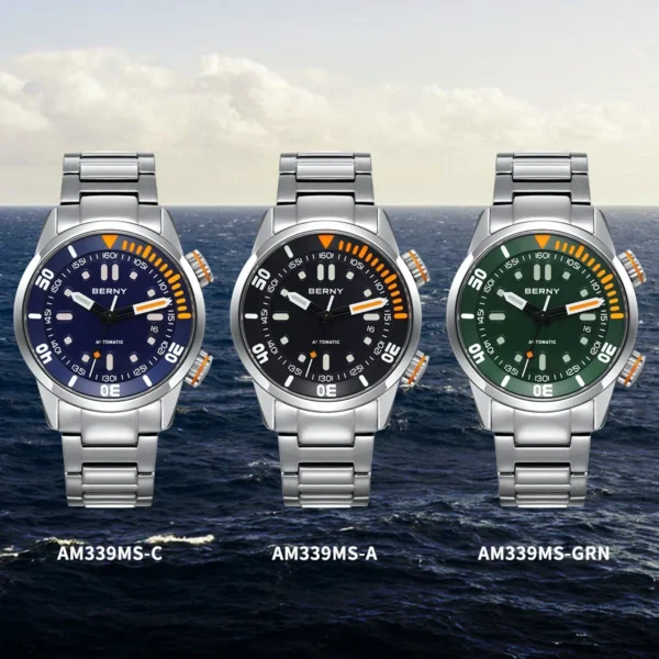 BERNY Automatic Dive Watch for Men Super - Image 3